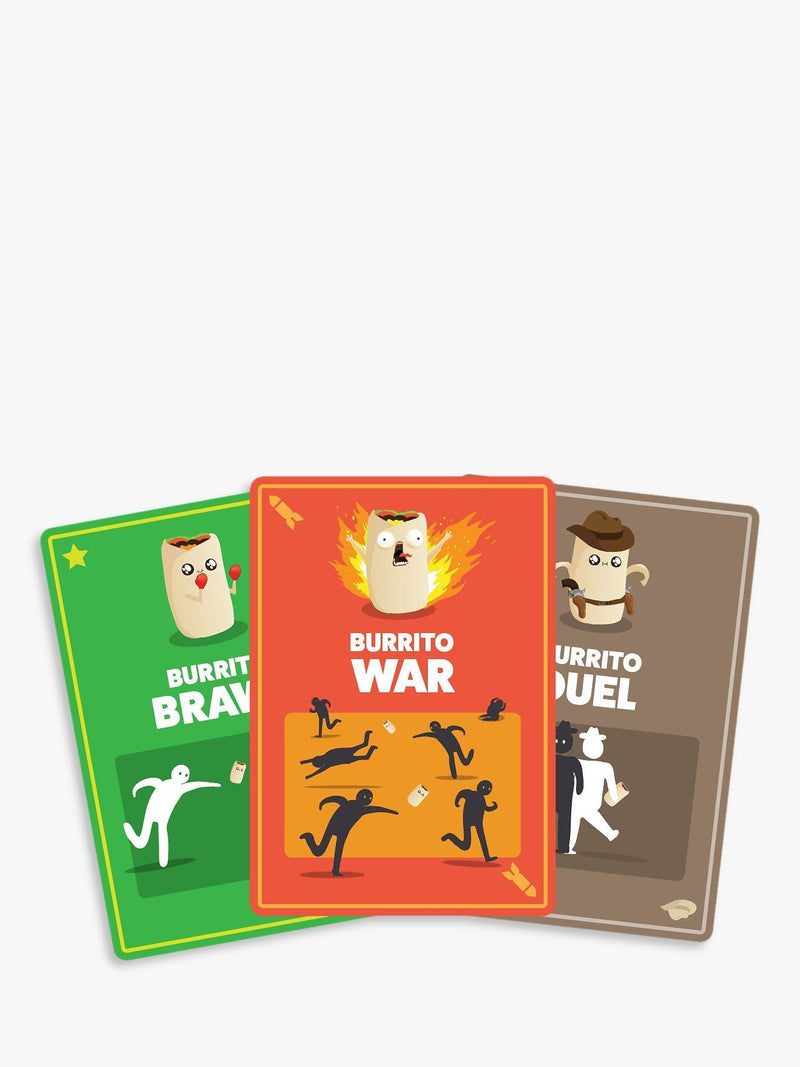 Asmodee Throw Throw Burrito card game, imported from the UK