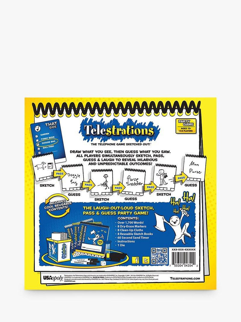 Asmodee Telestrations Party Game Box Set (British brand)