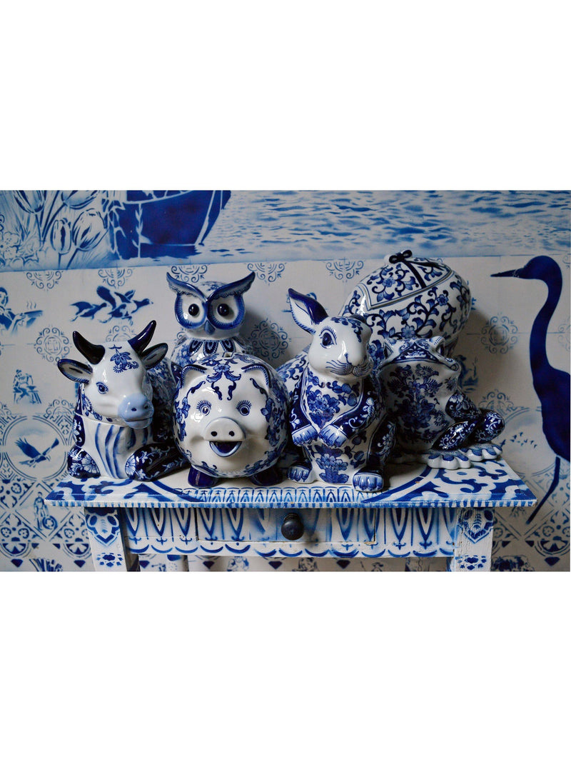 pols potten owl piggy bank porcelain decorative piece, UK version