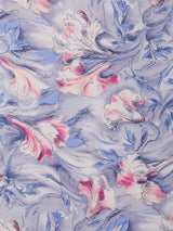 John Lewis John Kaldor Large Floral Print Fabric, Lilac- Buy online at McGrocer