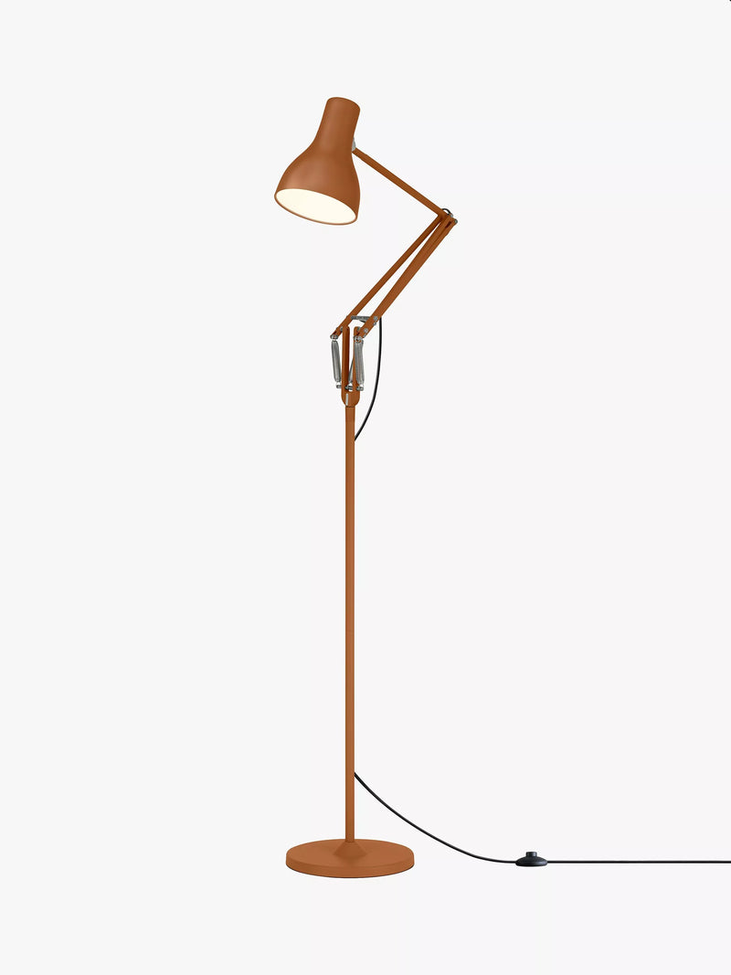 Anglepoise Type 75 floor lamp Margaret Howell Sienna edition, imported from the UK