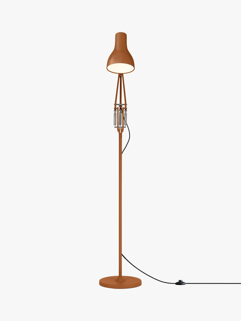 Anglepoise Type 75 floor lamp Margaret Howell Sienna edition, imported from the UK