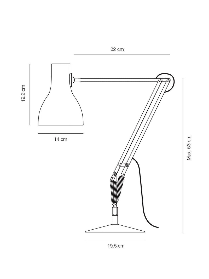 Anglepoise Paul Smith Defender Type 75 desk lamp Edition 4 (British brand)