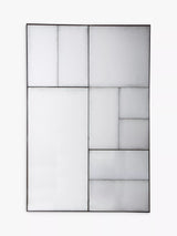 John Lewis Gallery Direct Ampla Rectangular Mirror Antique Black 122 x 81cm- Buy online at McGrocer