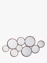 John Lewis Gallery Direct Cerchio Circles Wall Mirror 121 x 58.5cm Copper- Buy online at McGrocer
