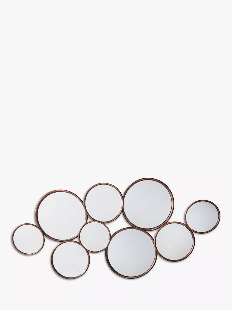 Gallery Direct wall mirror copper finish 121x58.5cm, UK version