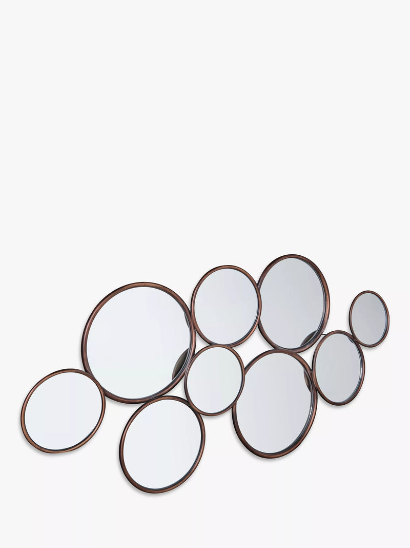 Gallery Direct wall mirror copper finish 121x58.5cm, UK version