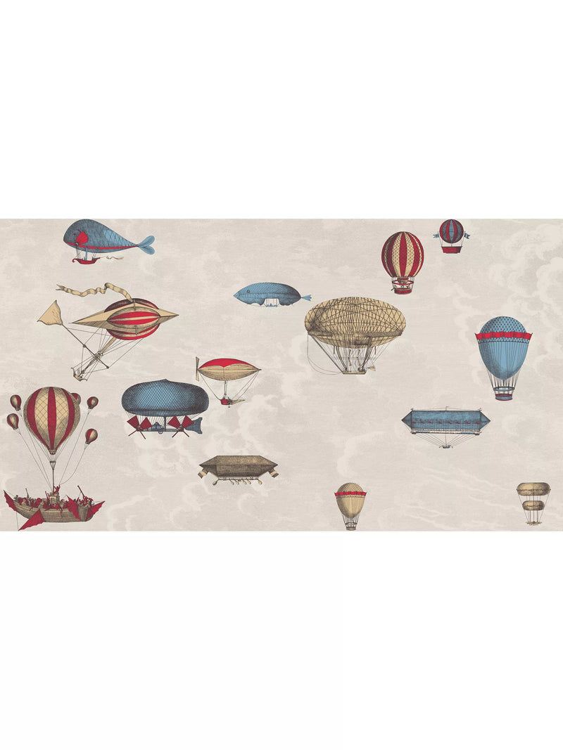Cole & Son Macchine Volanti wallpaper set two rolls - British product