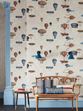 Cole & Son Macchine Volanti wallpaper set two rolls - British product