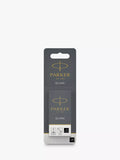 PARKER Quink black ink cartridges pack of 5 UK version