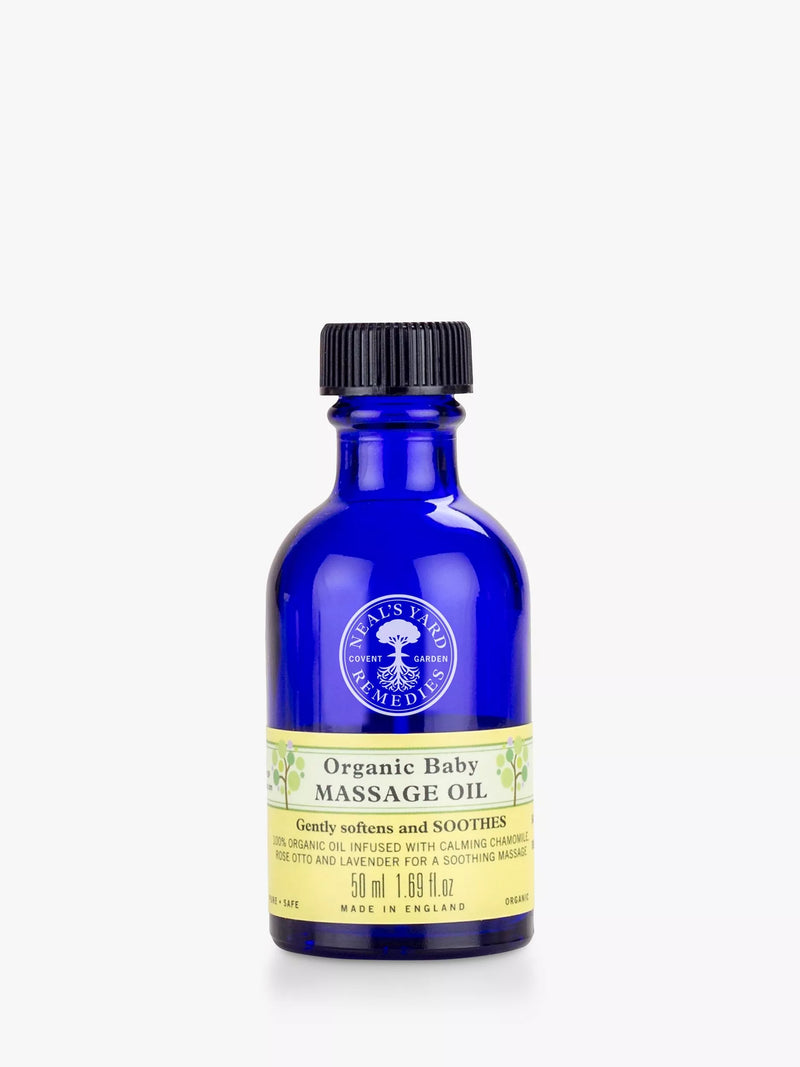 Neal's Yard Remedies baby massage oil 50ml, imported from the UK