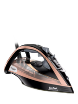 John Lewis Tefal Ultimate Pure Steam Iron, Black/Rose Gold- Buy online at McGrocer
