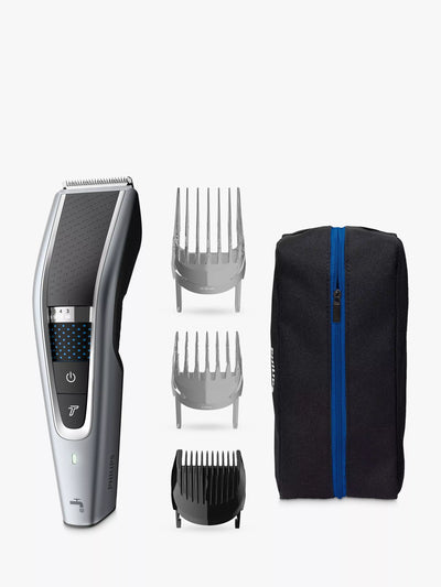 Philips HC5630/13 Series 5000 ماكينة تشذيب الشعر اللاسلكية مع وضع التربو فضي