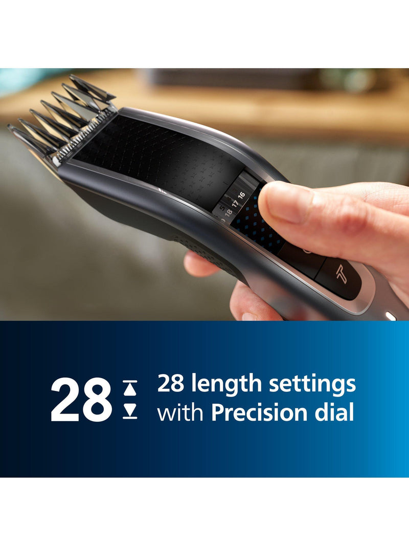 Philips cordless hair clipper with Turbo Mode in Silver, imported from the UK