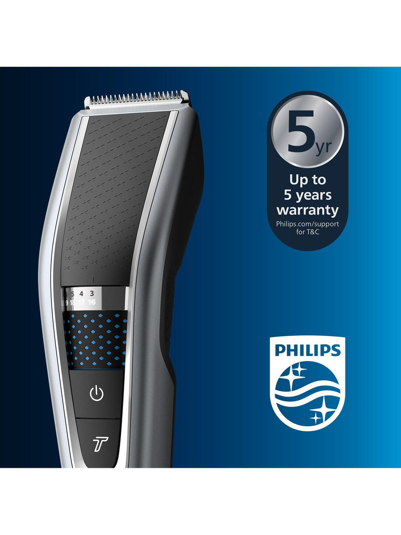 Philips cordless hair clipper with Turbo Mode in Silver, imported from the UK
