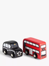 John Lewis John Lewis Wooden London Bus & Taxi Vehicle Toy Set- Buy online at McGrocer