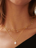 Daisy London Isla Tidal Twist gold necklace, UK version