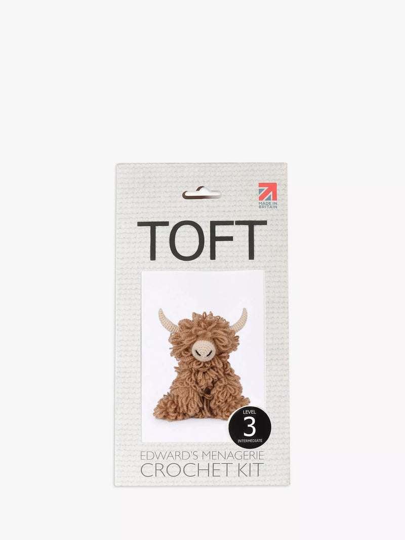 TOFT Morag the Highland Cow crochet kit, UK version