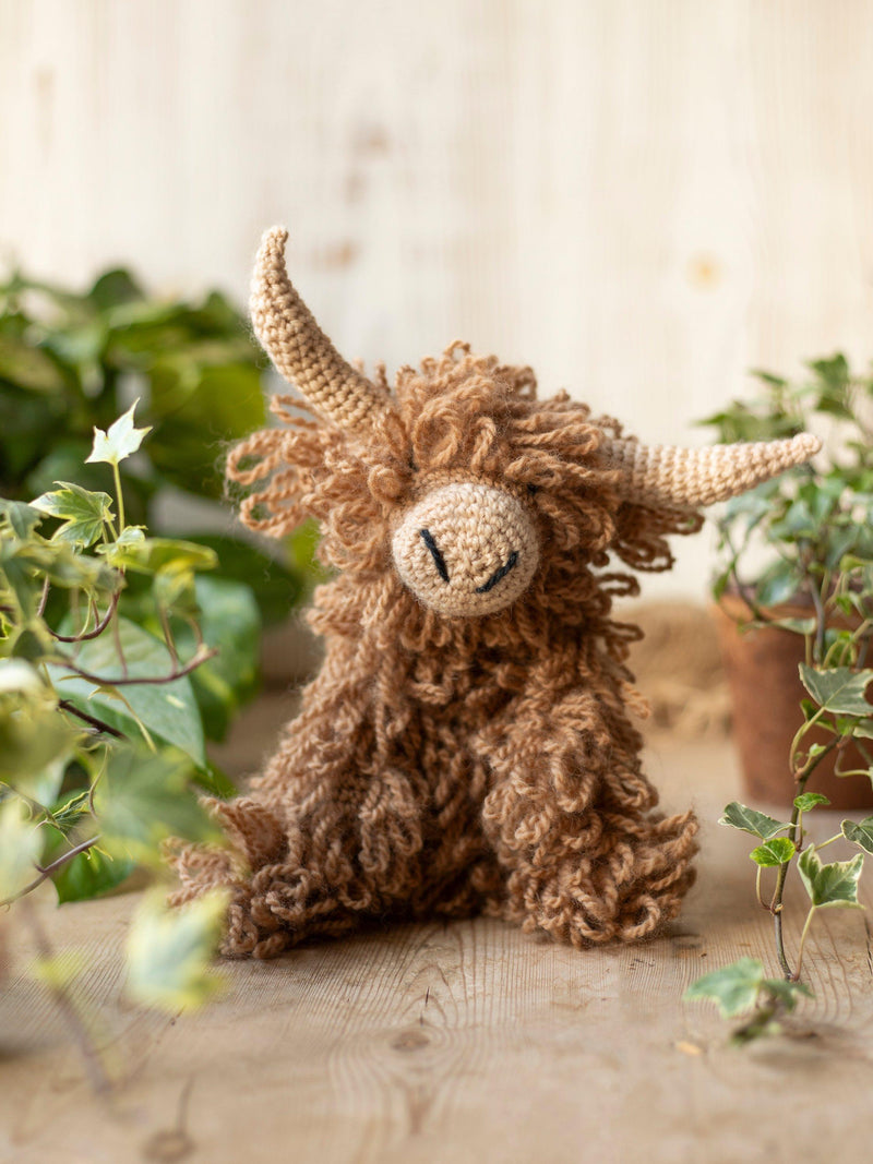 TOFT Morag the Highland Cow crochet kit, UK version