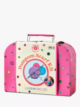 John Lewis Buttonbag Pom Pom Scarf Suitcase Knitting Kit- Buy online at McGrocer