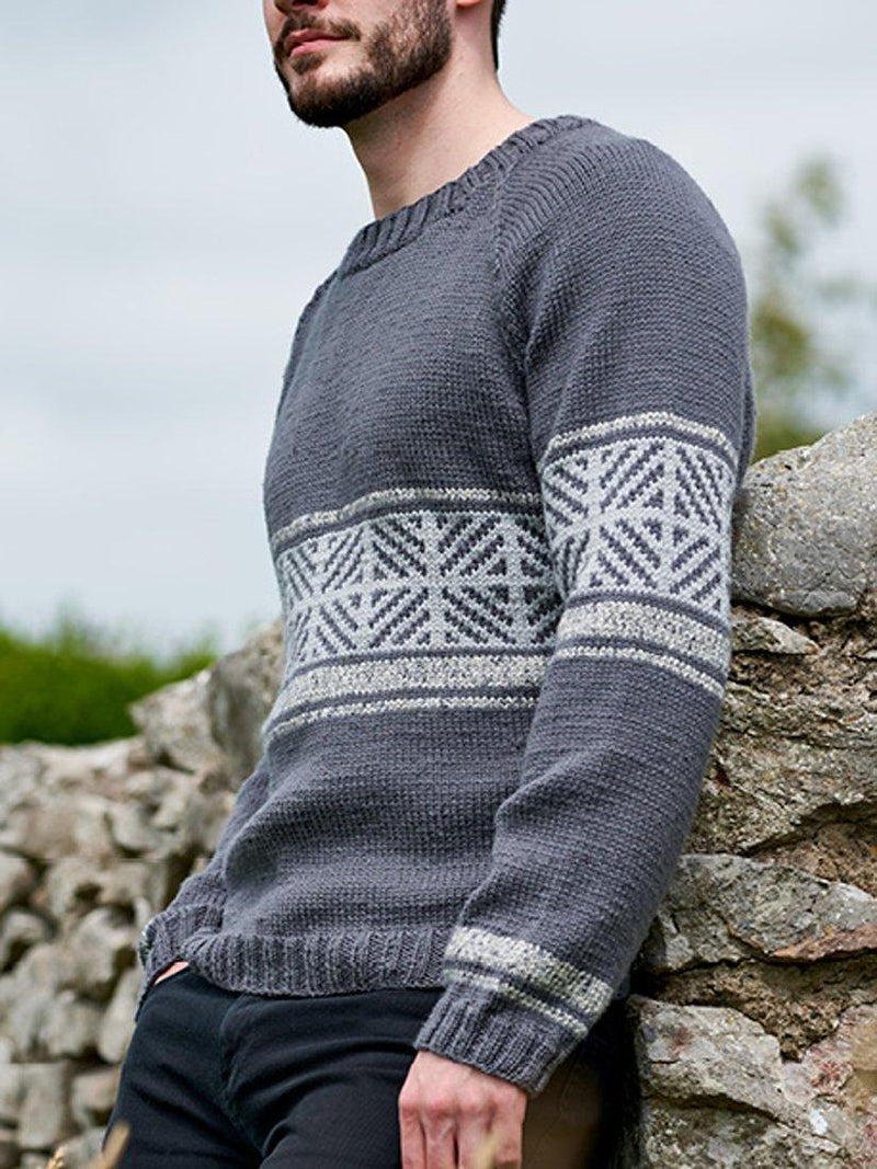 West Yorkshire Spinners Croft Shetland knitting pattern book - British product