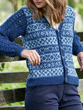 West Yorkshire Spinners Croft Shetland knitting pattern book - British product