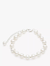 John Lewis Lido Freshwater Pearl Bracelet, White, 23cm- Buy online at McGrocer
