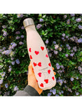 Chilly's Pink Hearts insulated drinks bottle 500ml - British product