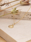 IBB 9ct gold St Christopher pendant necklace 45cm, imported from the UK