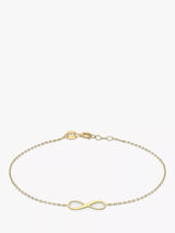 John Lewis IBB 9ct Gold Infinity Chain Bracelet- Buy online at McGrocer