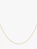 IBB 18ct gold belcher chain necklace 50cm (British brand)