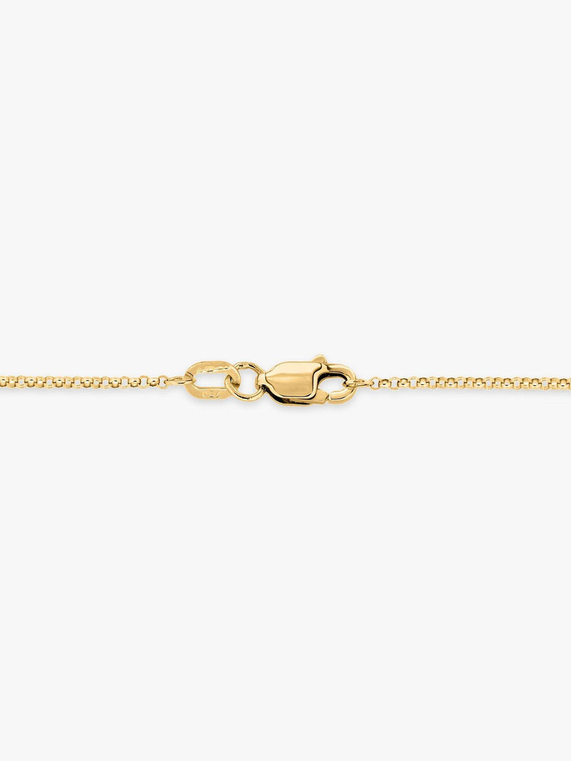IBB 18ct gold belcher chain necklace 50cm (British brand)