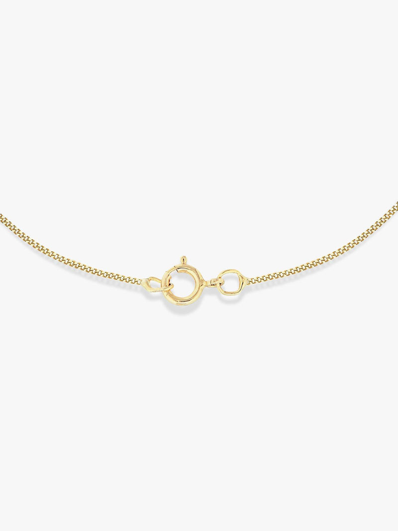 IBB 9ct gold compass and star pendant necklace - British product