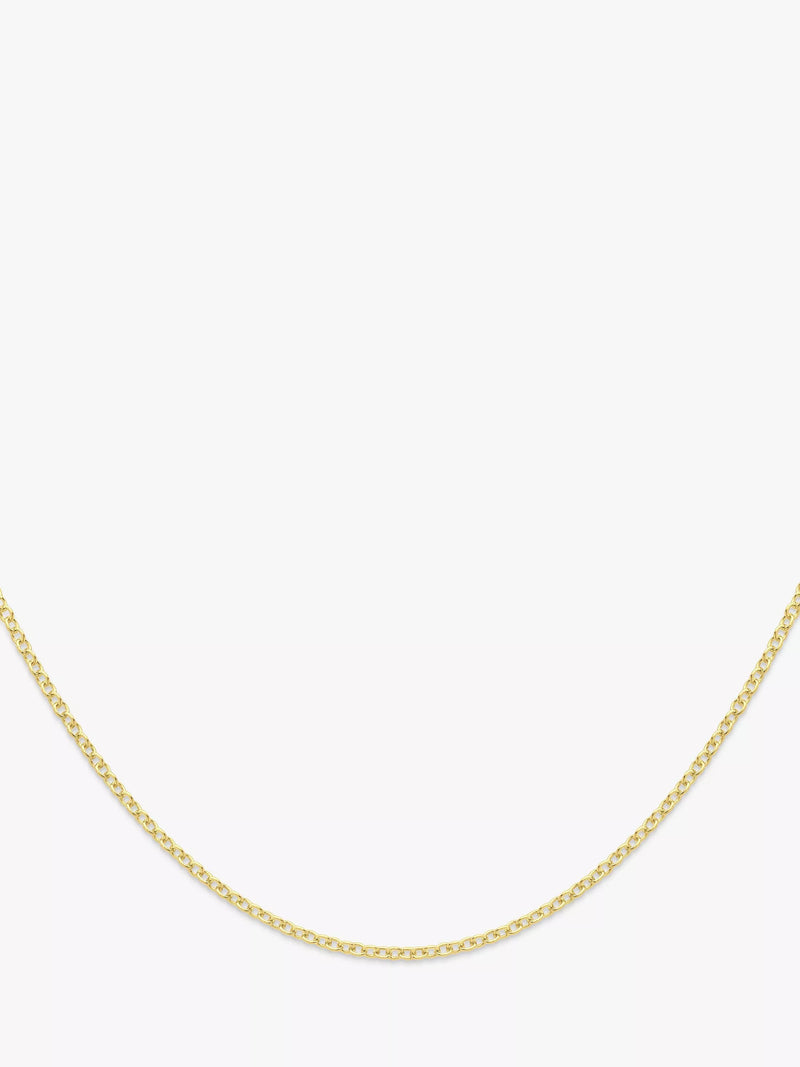 IBB 18ct gold trace chain 50cm, imported from the UK