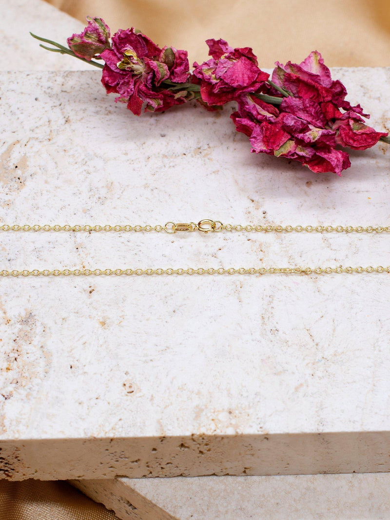 IBB 18ct gold trace chain 50cm, imported from the UK