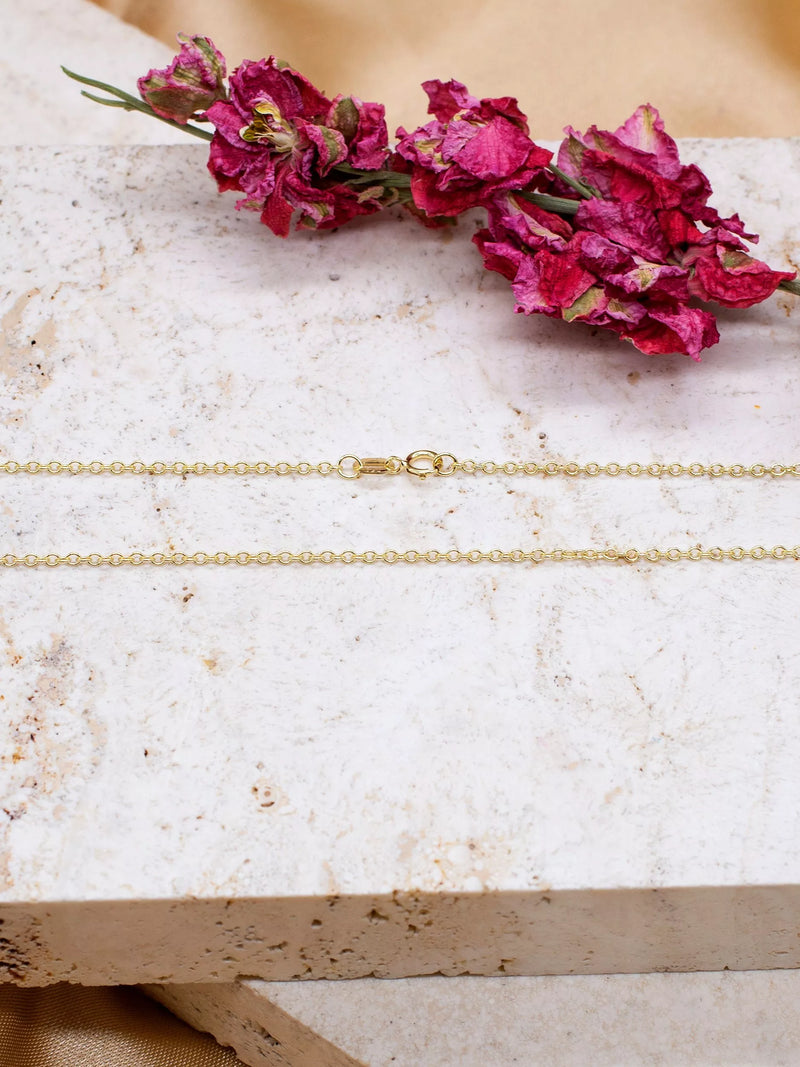 IBB 18ct gold trace chain 50cm, imported from the UK