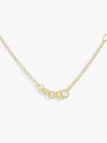 IBB 9ct gold cubic zirconia rose pendant necklace (British brand)