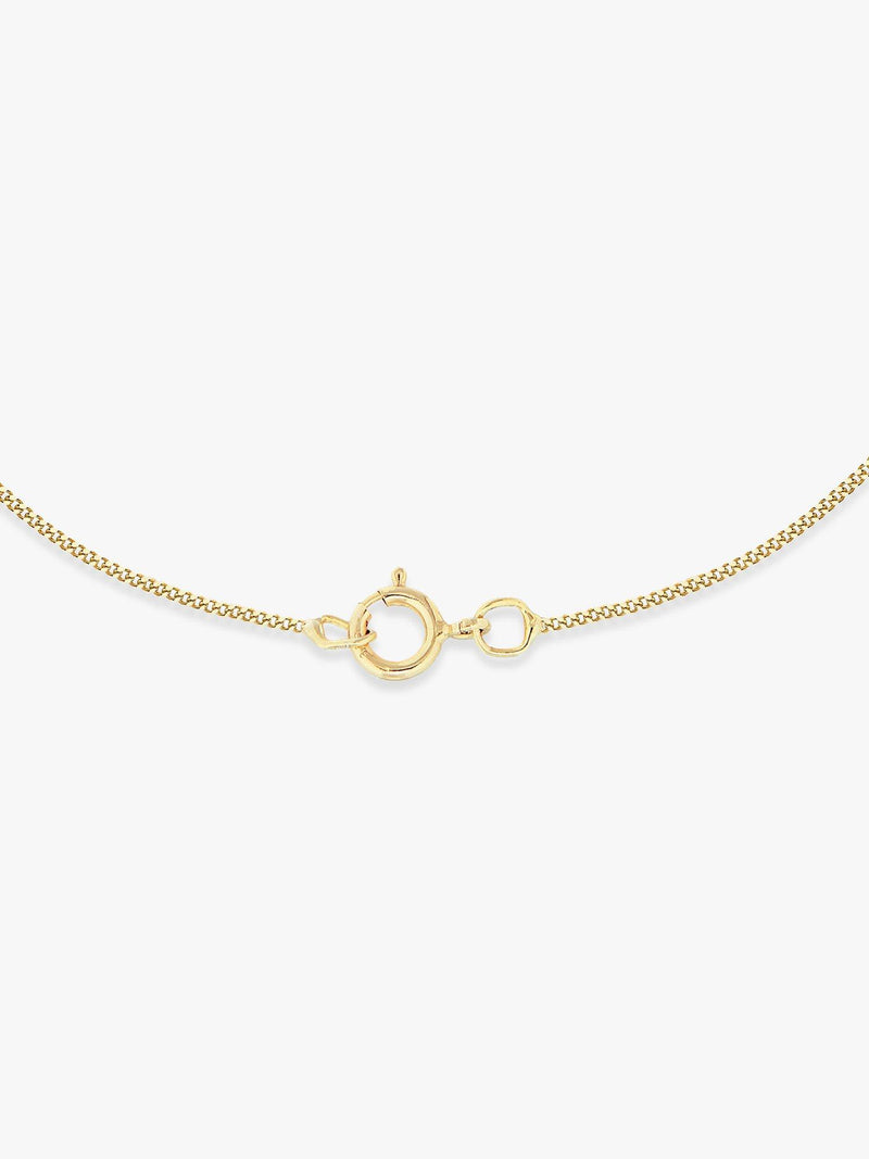 IBB gold cubic zirconia pendant necklace, imported from the UK