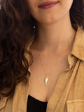 IBB 9ct gold angel wing pendant necklace 45cm - British product