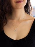 IBB Life Tree pendant 9ct gold cubic zirconia, imported from the UK
