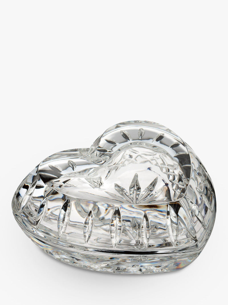Waterford Crystal Giftology heart box cut glass 570g, UK version
