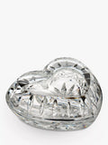 Waterford Crystal Giftology heart box cut glass 570g, UK version
