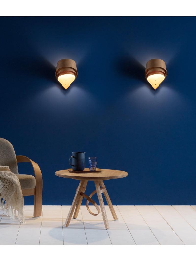 Tom Raffield Cape layered oak wall light (British brand)