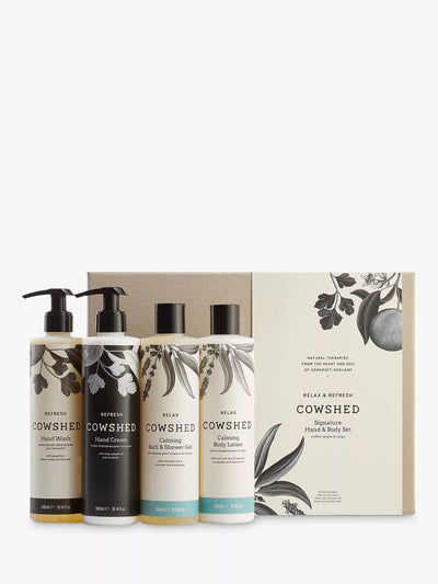 John Lewis Cowshed Signature Hand & Body Relax and Refresh Bodycare Gift Set- Buy online at McGrocer