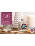 Glass Painting Kit with Fragrance Bottles and Reed Diffuser Sticks