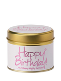 Lily-flame Happy Birthday scented tin candle 230g, UK version