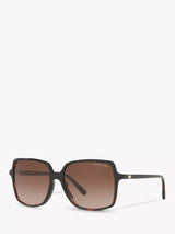 John Lewis Michael Kors Women's Isle of Palms Square Sunglasses, Tortoise/Brown Gradient- Buy online at McGrocer