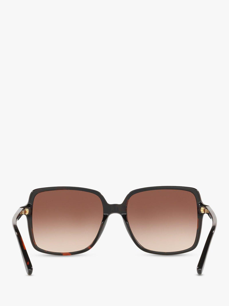 Michael Kors square sunglasses tortoise brown gradient 56mm, imported from the UK
