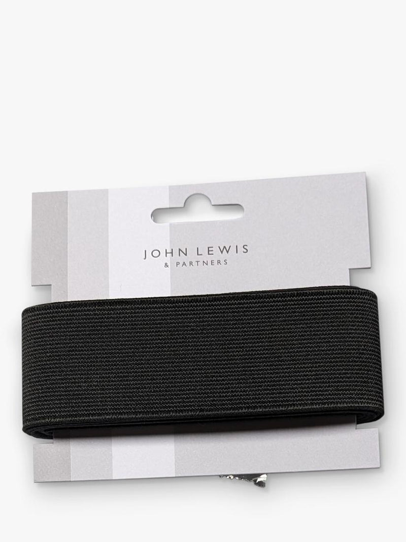 John Lewis elastic 13mm black 2 metres, UK version