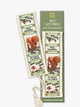 John Lewis Textile Heritage Red Squirrel Bookmark Cross Stitch Kit- Buy online at McGrocer